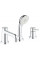 Змішувач на борт ванни на 3 отвори Grohe BauClassic (2511800A)