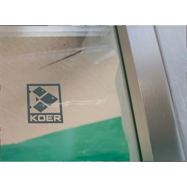 Душова кабіна без піддону Koer SR SC04-90x90x195-TR-02 прозоре скло Easy Clean 5мм SS Color (KR5682)