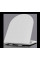 Сидіння-кришка для унітазу Mixxus Premium SEAT COVER ELLIPSE-BEVEL-WAVE-2001 з мікроліфтом 463х361х50mm (MP6609)