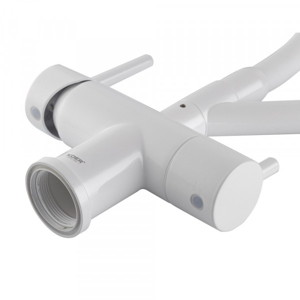 Кухонний змішувач з силік. виливом і вих. для питної води KOER KB-72006-03 (KR3381)