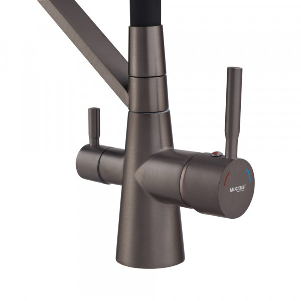 Змішувач для кухні Mixxus Premium Magnet 021 GRAPHITE REFL.BLACK (MI6975)