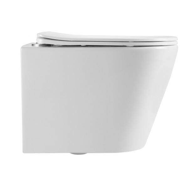 Унітаз підвісний Mixxus BEVEL-0302-T3 520x360x365mm, система змиву TORNADO 3.0 (MI6705)