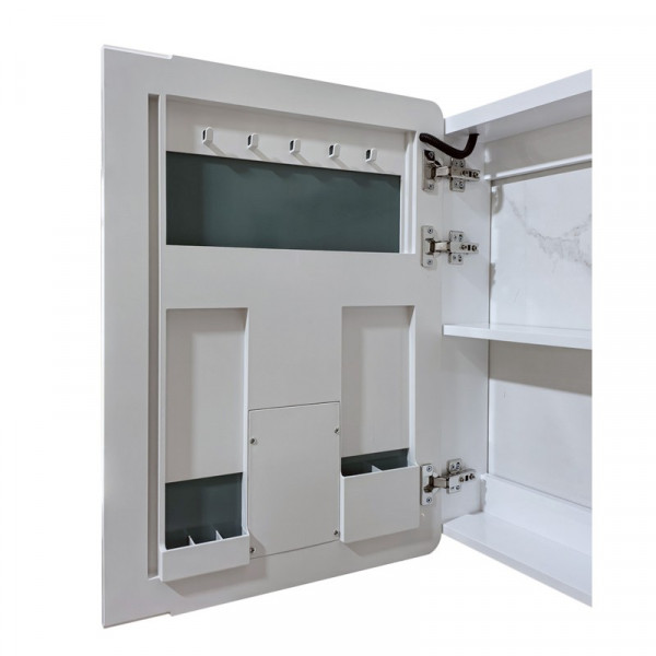 Дзеркальна шафка Mixxus Premium Olivary CM01-70x70x13 з LED Touch, димером, регулятором яскравості (MI8295)