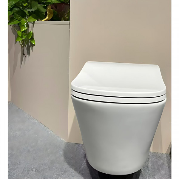 Унітаз підвісний ергономічний Koer TT-0102-T3 520x360x360mm система змиву TORNADO 3.0 (KR5616)