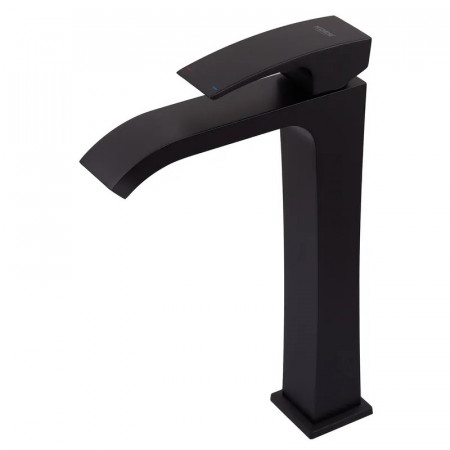 Змішувач для умивальника Koer KB-13007-05 високий (Колір чорний) (KR3445)