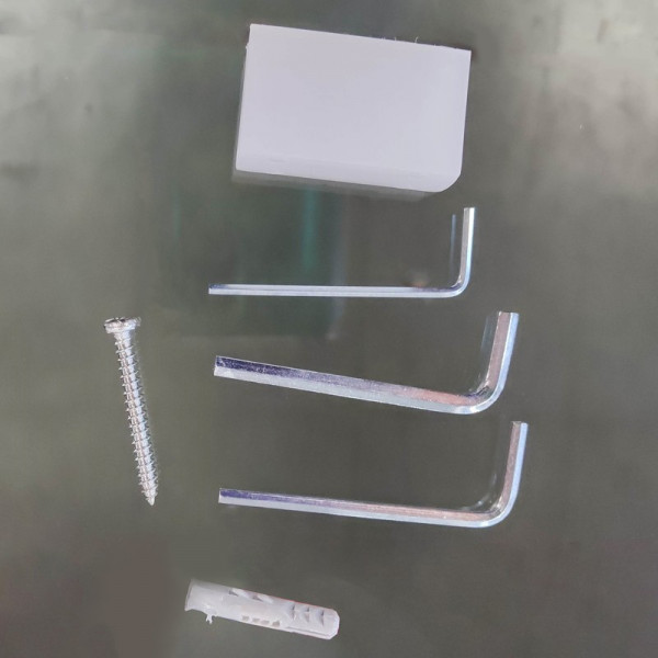 Душова перегородка Koer SR SP03-120x200-TR-01 Walk-In прозоре скло Easy Clean 8мм, хром (KR5398)