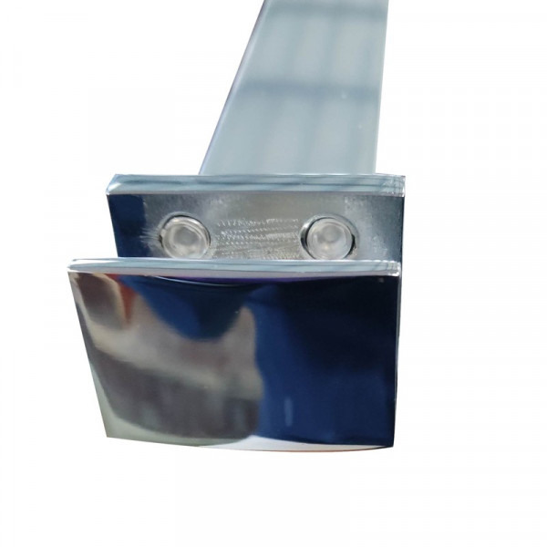 Душова перегородка Koer SR SP03-120x200-TR-01 Walk-In прозоре скло Easy Clean 8мм, хром (KR5398)