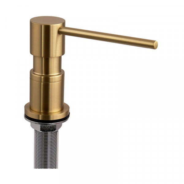 Дозатор для мийного засобу врізний Koer SDB-01-12 300 мл (колір матове золото) (KR5628)