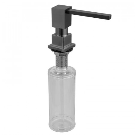 Дозатор для мийного засобу врізний Koer SDB-02-07 300 мл (колір графіт) (KR5631)