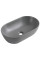 Раковина накладна Mixxus Premium ELLIPSE-0109 GRAY 500x300x140mm (MP6653)
