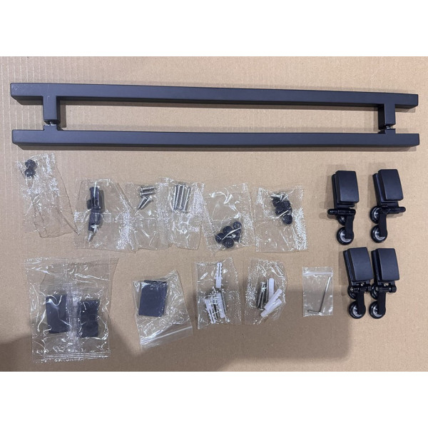 Душова кабіна без піддону Mixxus Premium Quadro SC01-120x80x195-TR Black прозоре скло 6мм (MI8293)