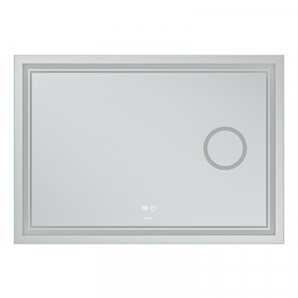 Дзеркало Mixxus Premium QUADRO MR20-100x70 з Led Touch, Anti-fog, димером, регулятором яскравості, лінзою (MP6622)