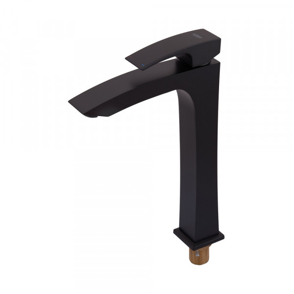 Змішувач для умивальника Koer KB-11007-05 високий (Колір чорний) (KR3441)