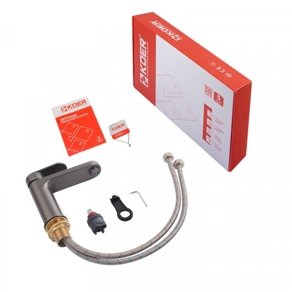 Змішувач для умивальника Koer KB-10030-07 (KR5426)