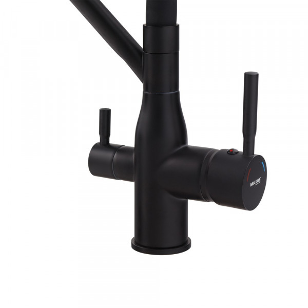 Змішувач для кухні MixxusPremium Gravity 021 BLACK REFL.BLACK (MI6978)