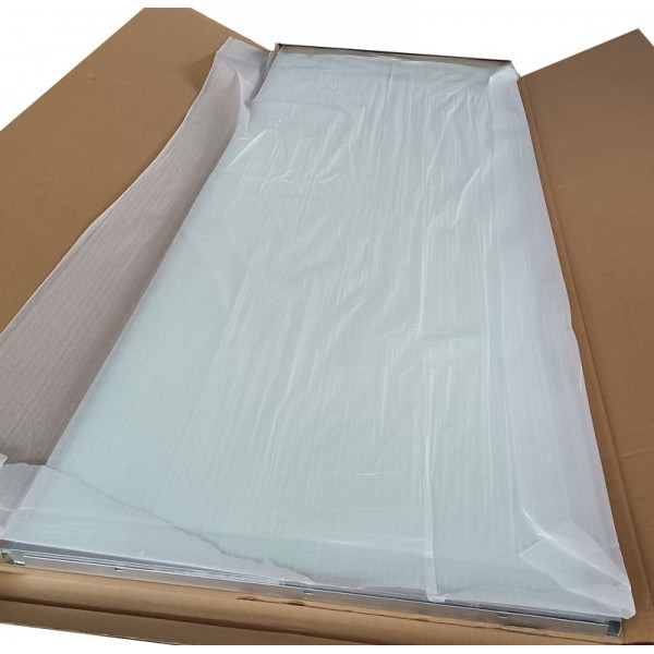 Бокс душовий без гідромасажу Mixxus STRONG SB02-90x90x215-FB SATIN з низьким піддоном (MI6886)