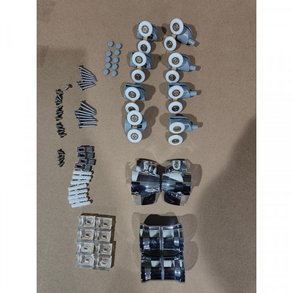 Душова кабіна без піддону MIXXUS CUBIC SC01-90x90x185-TR CHROME прозоре скло 4мм NEW (MI8366)