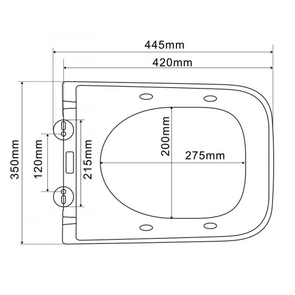 Унітаз-біде підвісний Mixxus Premium QUADRO-1301-R 510x350x345mm система змиву RIMLESS (MP6658)
