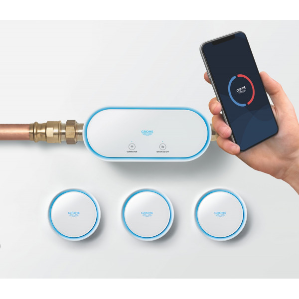 Інтелектуальний контролер води з 3-ма датчиками Grohe Sense Guard (22502LN1)
