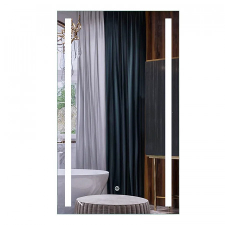 Дзеркало Mixxus Premium LINES MR17-100x60-Reverse з Led Touch, Anti-fog, димером, регулятором яскравості (MP6625)