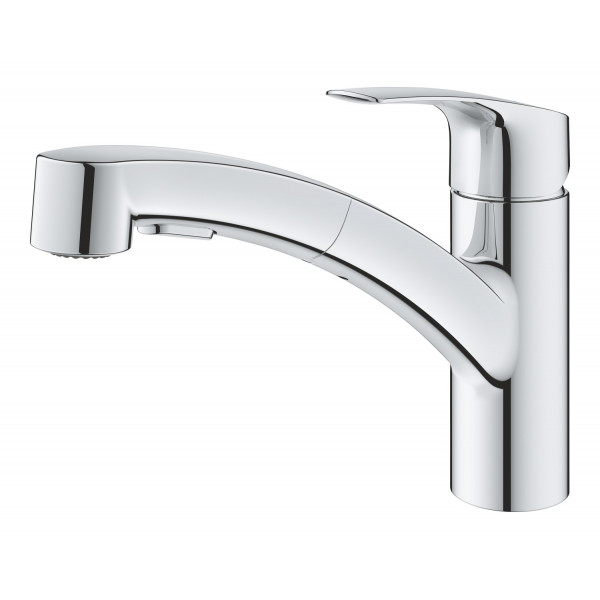 Змішувач для кухні з висувним виливом Grohe Eurosmart New (30305001)