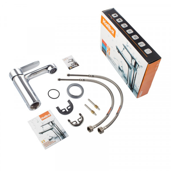 Змішувач для умивальника Haiba Daniel 001 (HB1010)