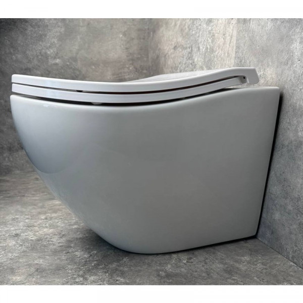 Унітаз підвісний ергономічний Koer TT-0101-T3 520x360x360mm система змиву TORNADO 3.0 (KR5615)