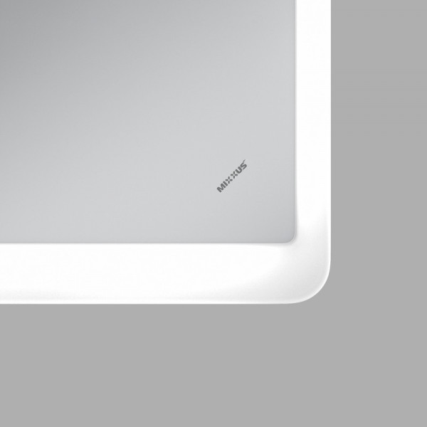 Дзеркало Mixxus Premium OLIVARY MR19-90x70-Reverse з Led Touch, Anti-fog, димером (3-6,5kK) (MP6630)