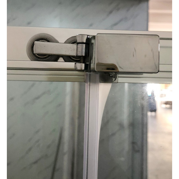 Душова кабіна без піддону Mixxus Premium Quadro SC01-90x90x195-TR Chrome прозоре скло 6мм (MI8290)