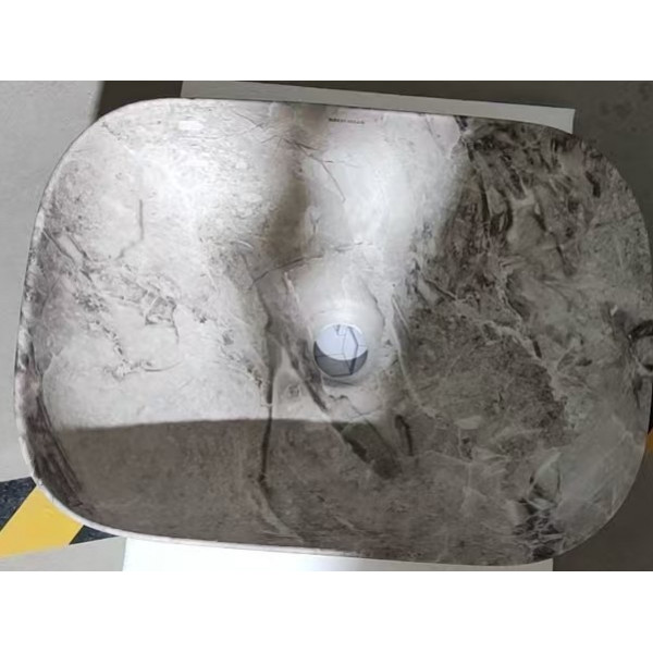 Раковина накладна MIXXUS PREMIUM DIVERSE-0113 MARBLE 455х325х135mm (MP6544)