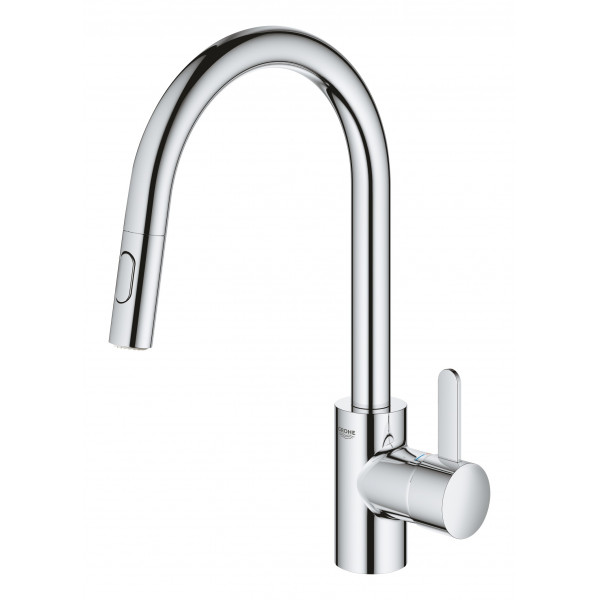 Змішувач для кухні з висувним виливом Grohe Eurosmart Cosmopolitan (31481001)