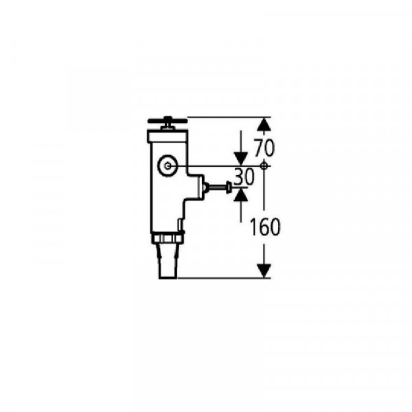 Змивний пристрій під тиском для унітаза Grohe (43996000)