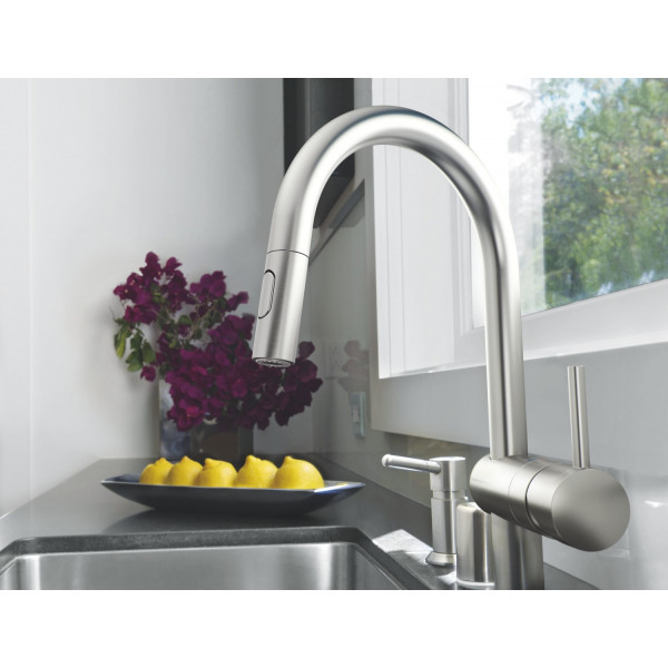 Змішувач для кухні з висувним виливом Grohe Minta (32321DC2)