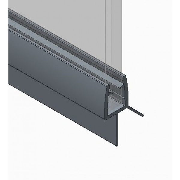 Шторки скляні на ванну Koer SR BS01-80x140-TR-01 прозоре скло 6мм, хром (KR5400)