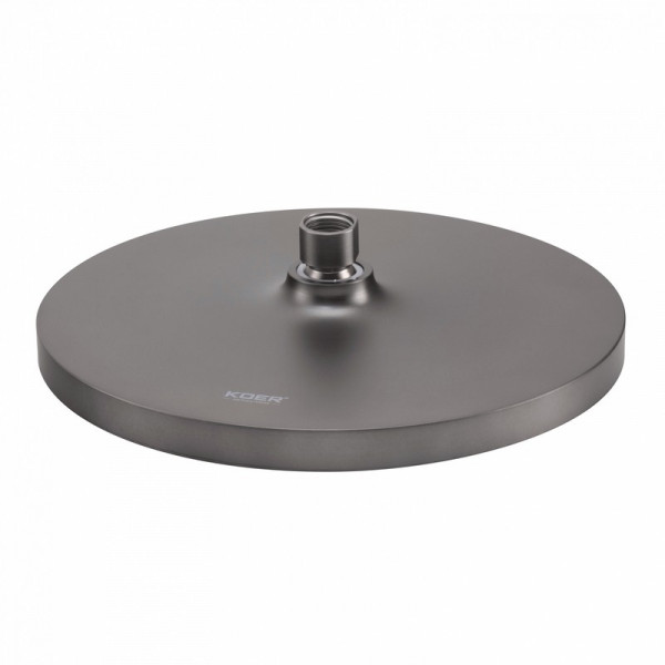 Душова колонна з термостатичним змішувачем Koer KB-57029-07 3 функції, колір графіт (KR5498)