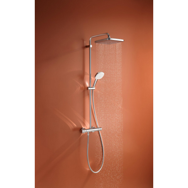 Душова система з термостатом для настінного монтажу Grohe Tempesta System 250 Cube (26689001)