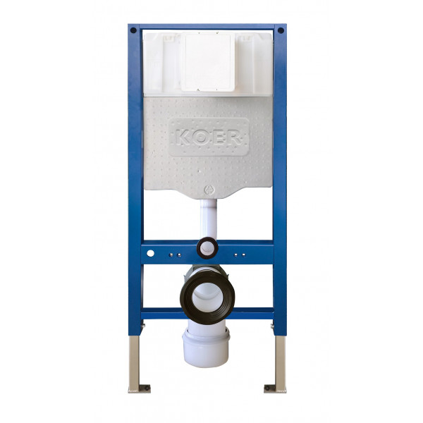 Інсталяція для підвісного унітазу Koer KT-0504-01 500x126x1150mm з панеллю змиву KT-0607-01 Хром (KR5348)