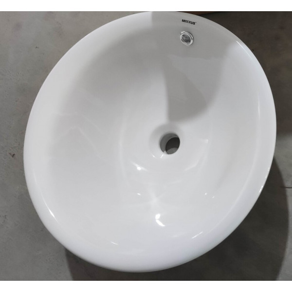 Раковина врізна на стільницю MIXXUS PREMIUM TOPPER-1601 470х470х180mm з переливом (MP6571)