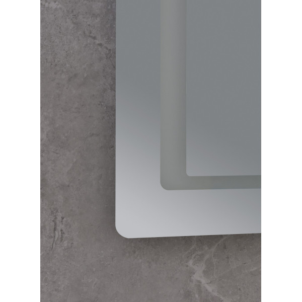 Дзеркало Mixxus STYLE MR13-70x50-Reverse з Led Touch, Anti-fog, димером, регулятором яскравості (MI6665)