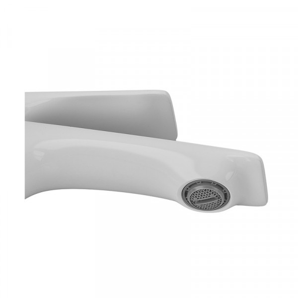 Змішувач для умивальника Mixxus Premium DERBY 001 (NUT) WHITE-CHROME (MI6613)