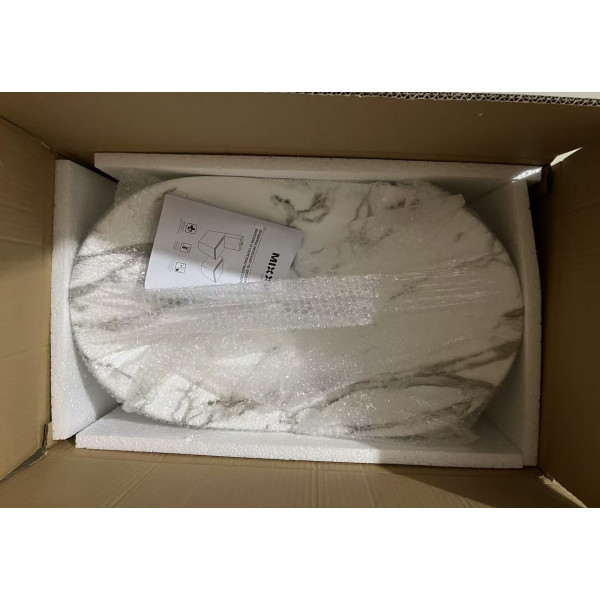 Раковина накладна MIXXUS PREMIUM WAVE-0105 MARBLE 620х360х160mm (MP6559)