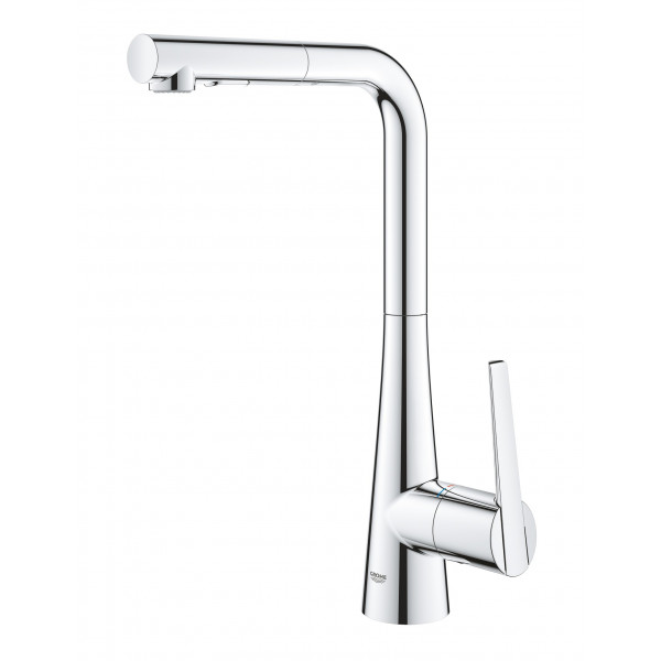 Змішувач для кухні з висувним виливом Grohe Zedra (32553002)