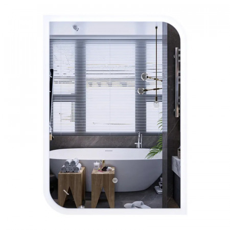 Дзеркало Mixxus Premium BEVEL MA02-90x65-Reverse з Led Touch, Anti-fog, димером (3-6,5kK) (MP6641)