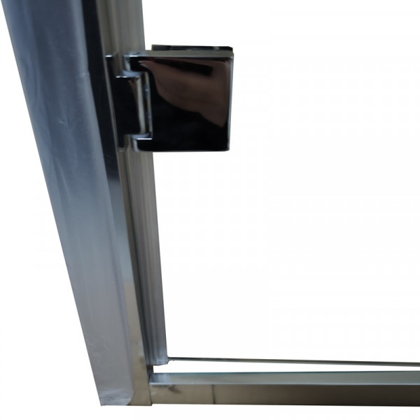 Душова кабіна без піддону Koer SR SC08-90x90x200-TR-01 прозоре скло Easy Clean 6мм, хром (KR5371)