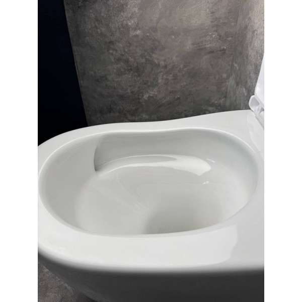 Унітаз підвісний ергономічний Koer TT-0101-T3 520x360x360mm система змиву TORNADO 3.0 (KR5615)