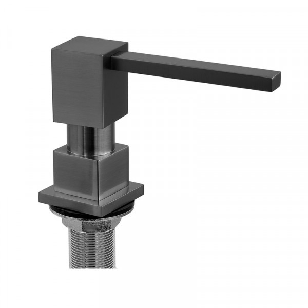 Дозатор для мийного засобу врізний Koer SDB-02-07 300 мл (колір графіт) (KR5631)