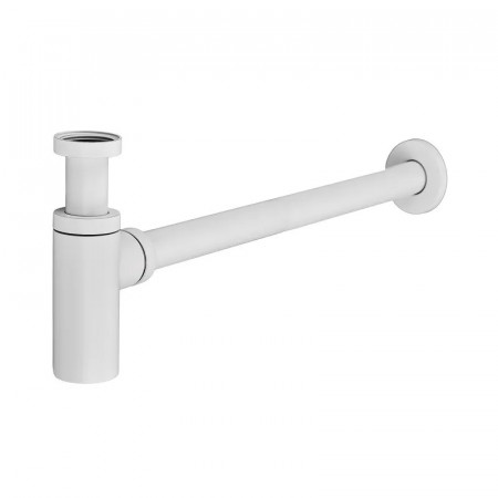 Сифон для раковини Koer BT-01-03 без випуску (під донний клапан) без ревізії (Колір білий) 1 1/4'' (KR3409)