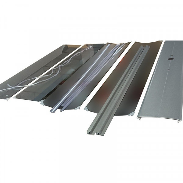 Бокс душовий з гідромасажем Mixxus STRONG SBH02-90x90x215-GR SATIN низький піддон (MI6891)