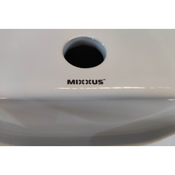 Раковина підвісна Mixxus Premium QUADRO-1201-R 430х265х135mm з отвором під змішувач та переливом (MP6504)