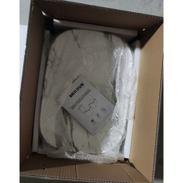 Раковина накладна MIXXUS PREMIUM DIVERSE-0114 MARBLE 455х325х135mm (MP6545)